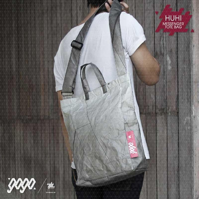 ZONN◆HUHI側背托特包 (艾菲爾灰)