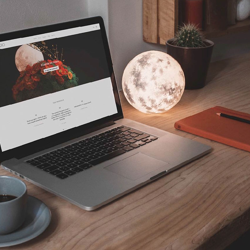 橡果藝術 ◆ LUNA Mini 月球燈 8CM