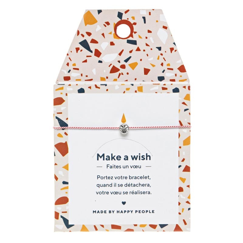 timi ◆ 許願真絲手鍊/銀花