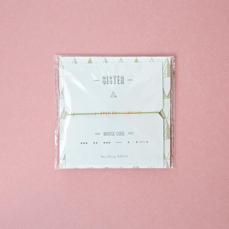 timi ◆ 925純銀手鍊/SISTER摩斯密碼 timi ◆ 925純銀手鍊/SISTER摩斯密碼