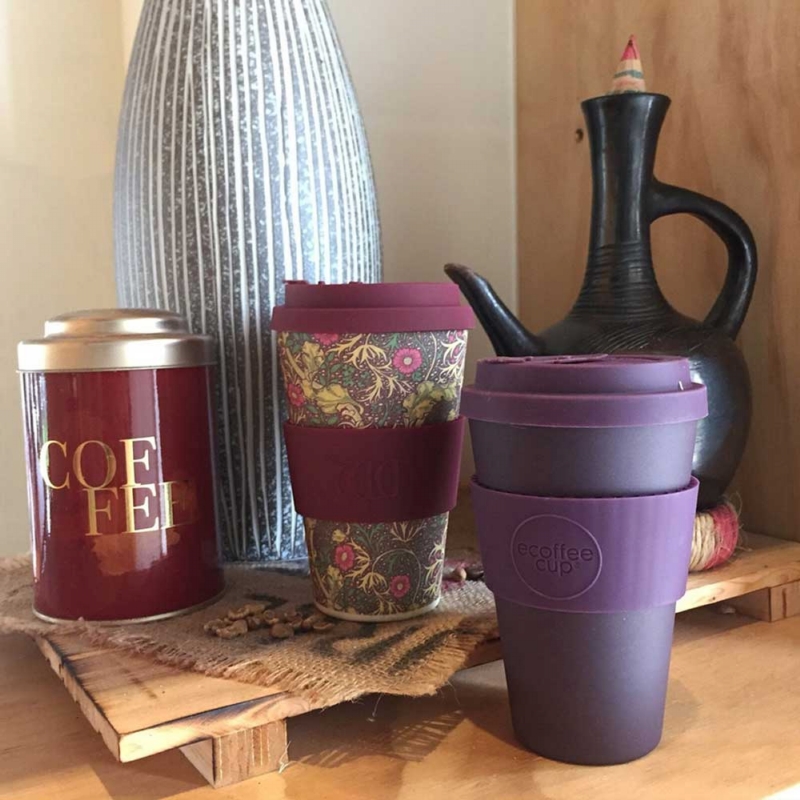 Ecoffee ◆ 環保隨行杯14oz  (黛紫)
