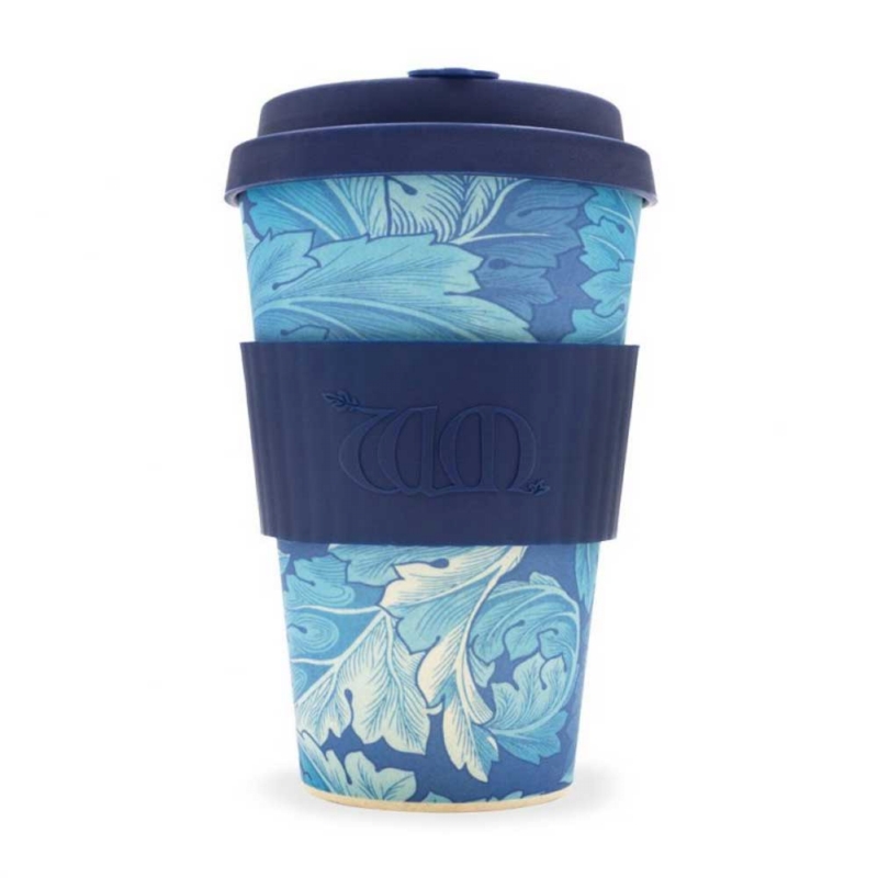 Ecoffee ◆ 環保隨行杯14oz-William Morris藝術聯名款(地中海)