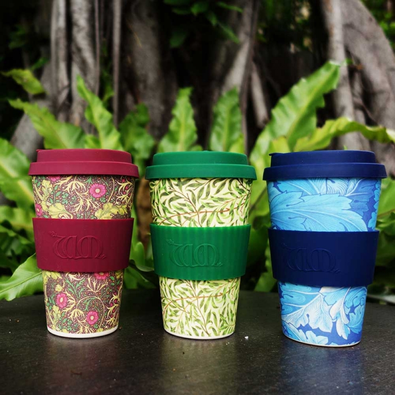 Ecoffee ◆ 環保隨行杯14oz-William Morris藝術聯名款(地中海)