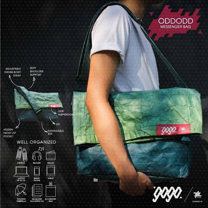 ZONN◆ ODDODD郵差包 (安普瓜森林綠)