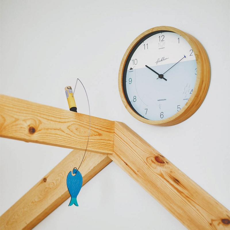 Zeller Life ◆ 小魚海洋冒險靜音時鐘