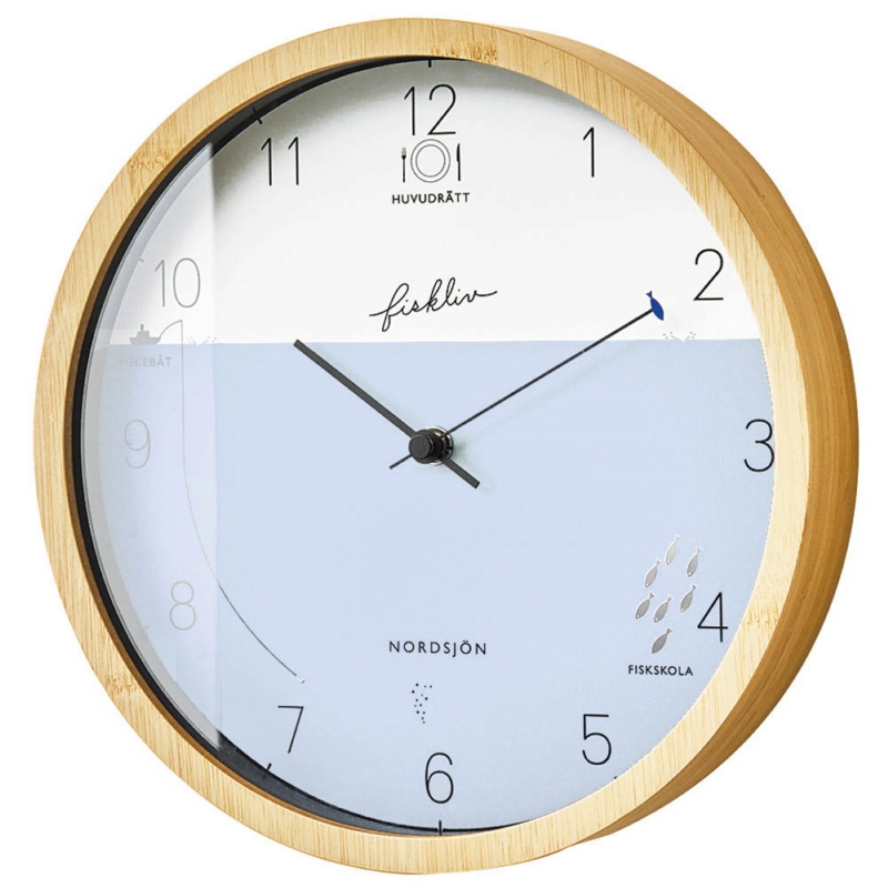 Zeller Life ◆ 小魚海洋冒險靜音時鐘