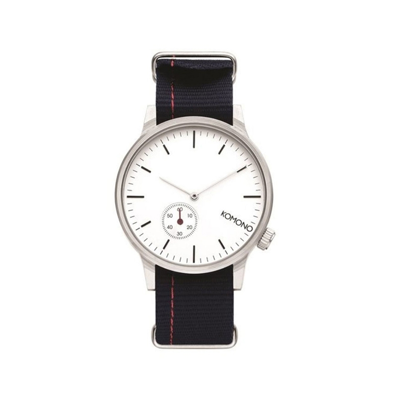 KOMONO ◆  溫斯頓艦艇尼龍系列-海軍藍/41mm