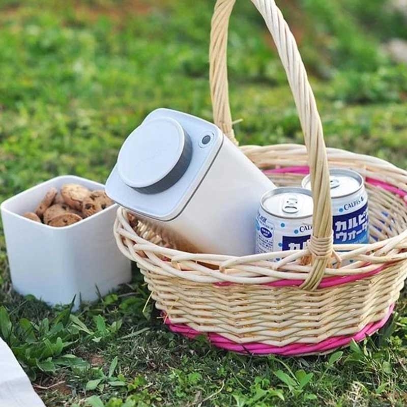 ANKOMN ◆  Turn-n-Seal 真空保鮮盒0.6L  白