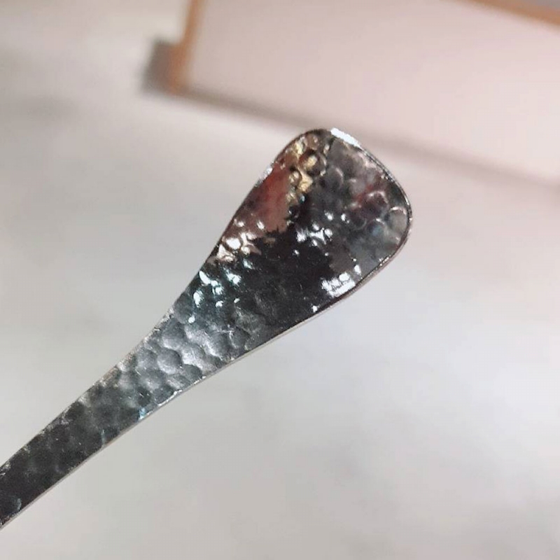 orin精選 ◆ 銀鱗鎚目手工餐具-點心匙