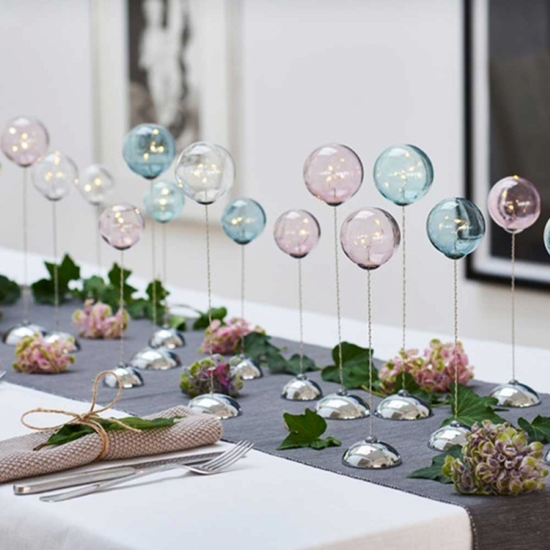 SIRIUS ◆ 藍色泡泡球燈三件組（遙控）