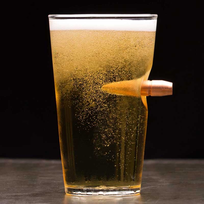 Lucky Shot ◆ 308子彈手工玻璃啤酒杯