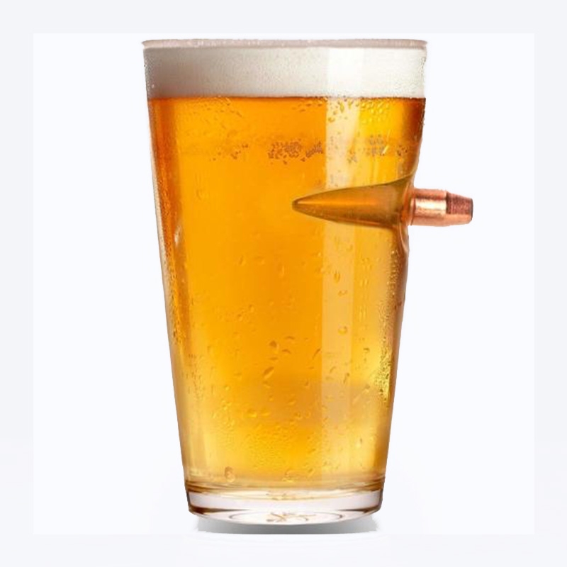 Lucky Shot ◆ 308子彈手工玻璃啤酒杯