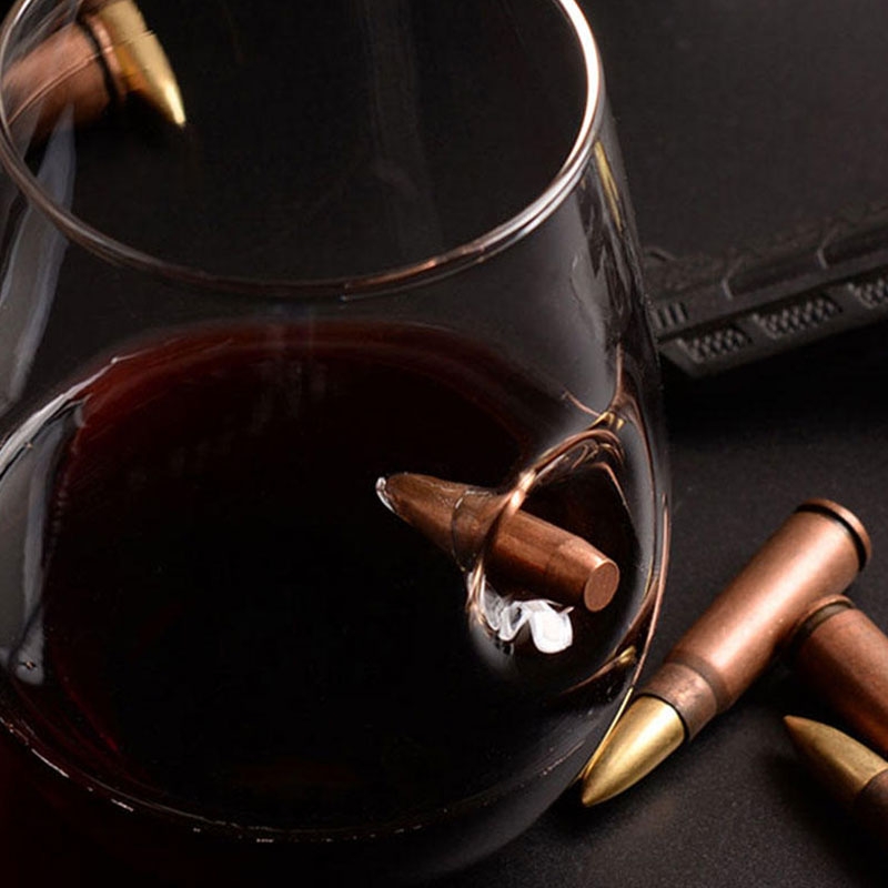 Lucky Shot ◆ 308子彈手工玻璃紅酒杯