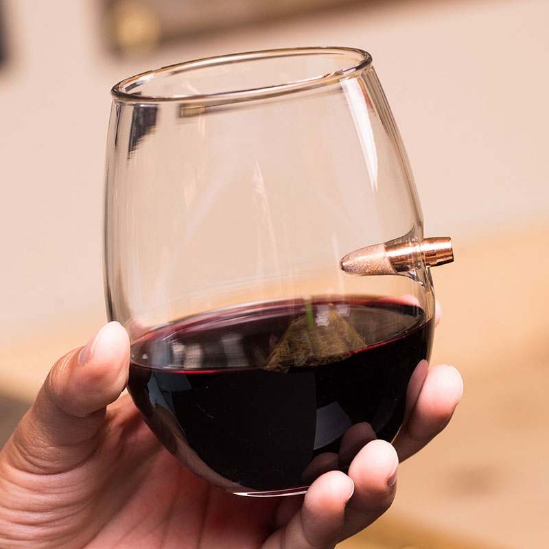 Lucky Shot ◆ 308子彈手工玻璃紅酒杯