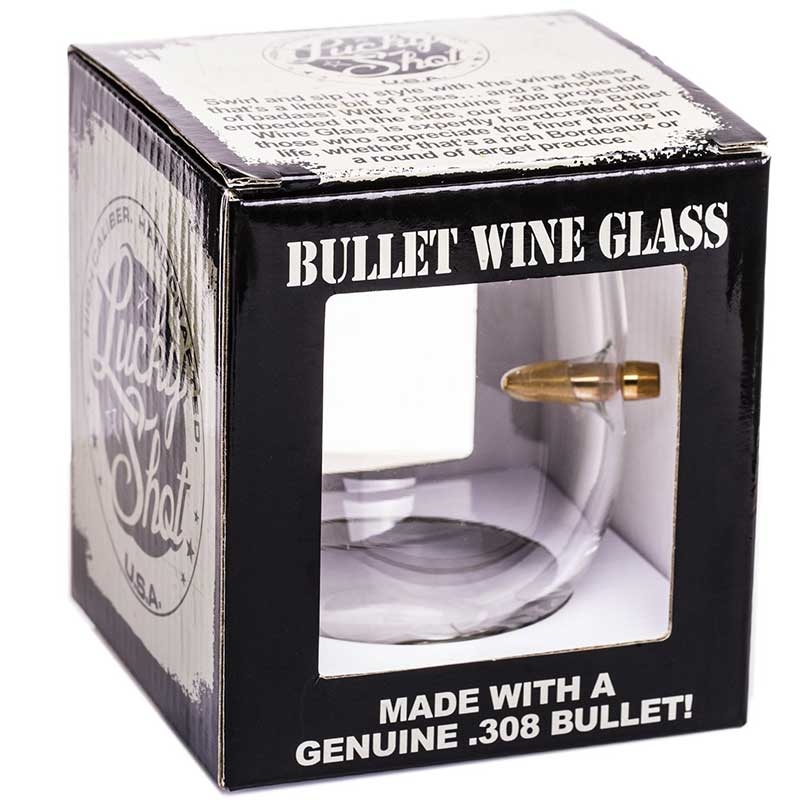 Lucky Shot ◆ 308子彈手工玻璃紅酒杯