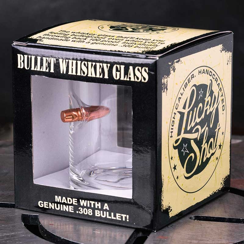 Lucky Shot ◆ 308子彈手工玻璃whisky杯