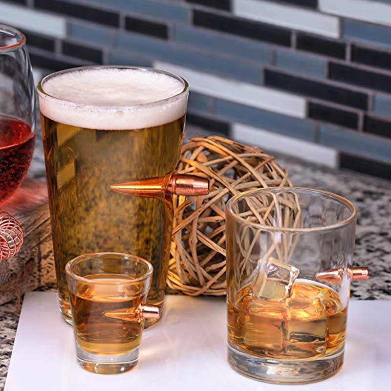 Lucky Shot ◆ 308子彈手工玻璃whisky杯