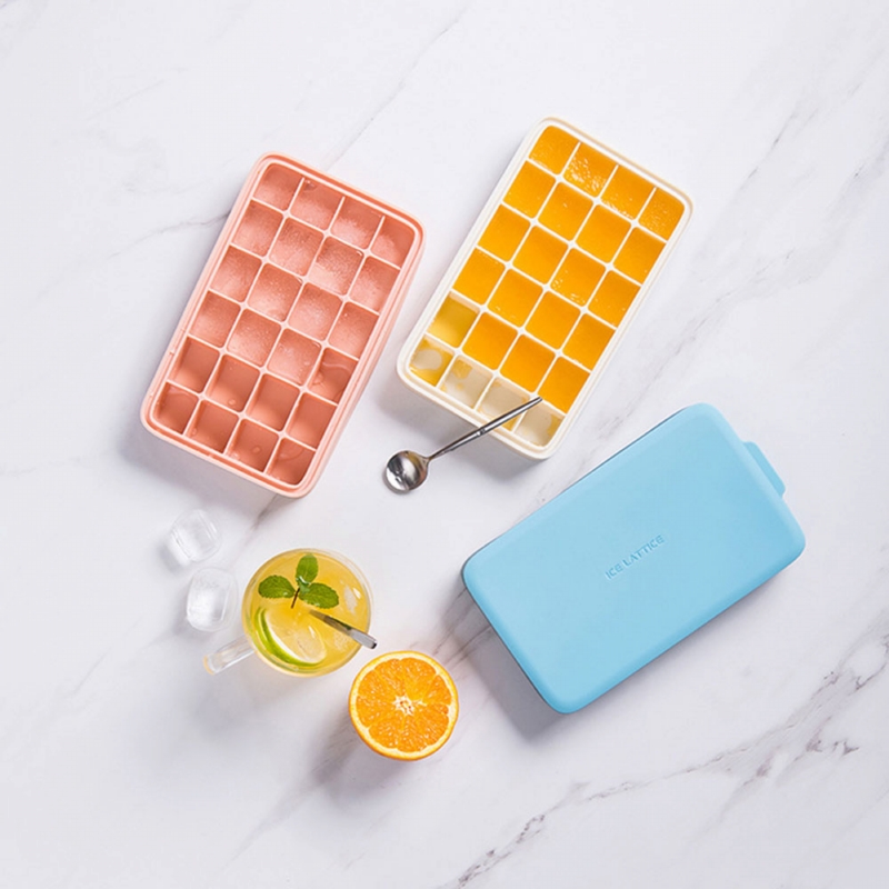 PINMOO ◆ 帶蓋矽膠製冰盒(2色可選)