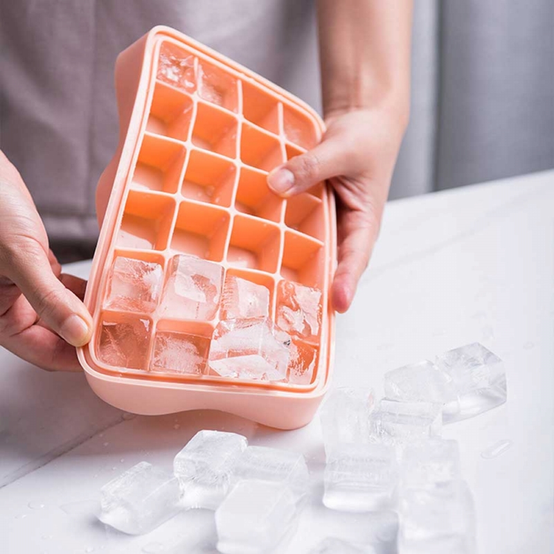 PINMOO ◆ 帶蓋矽膠製冰盒(2色可選)