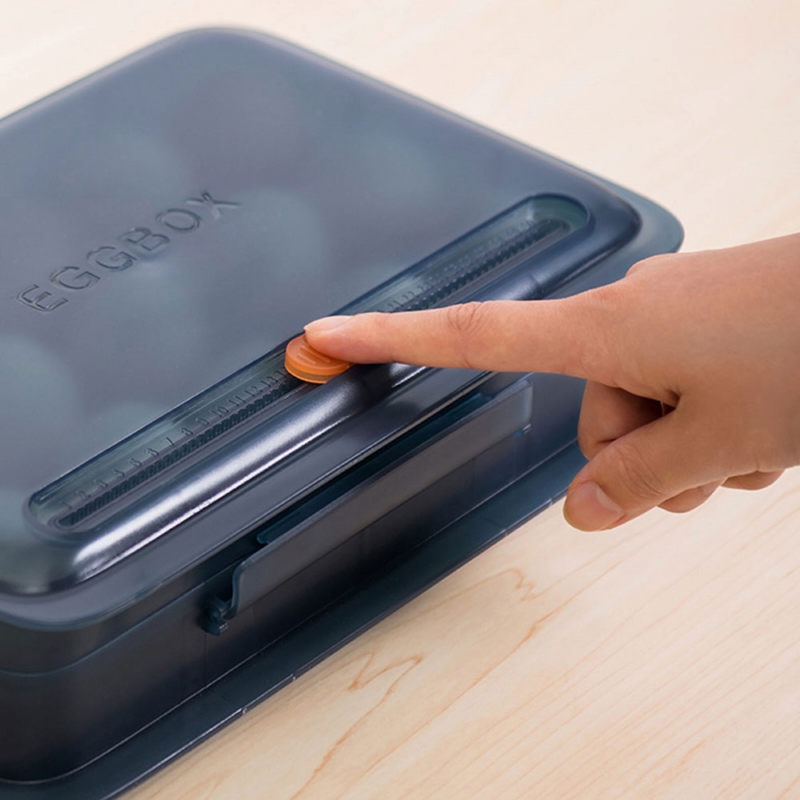 PINMOO ◆ 可直立雞蛋保鮮盒-深藍