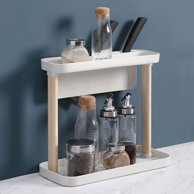 PINMOO ◆ 廚房醬料置物架-白色