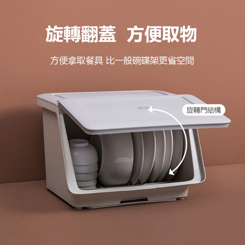PINMOO ◆ 碗盤瀝水收納盒(3色可選)