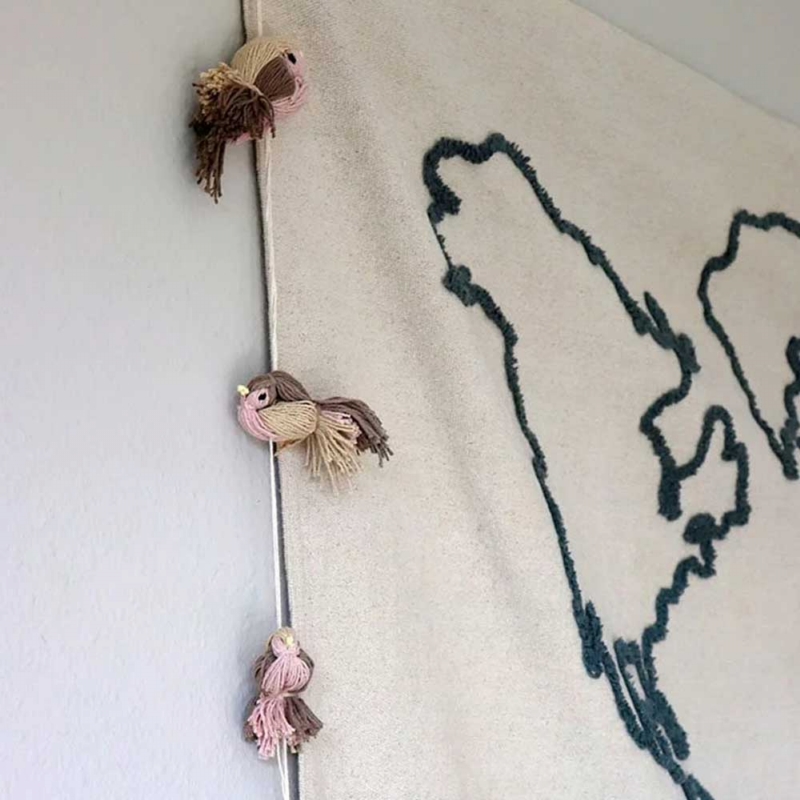 Lorena Canals ◆ 啾啾鳥掛飾~少量現貨(購買前請先詢問)