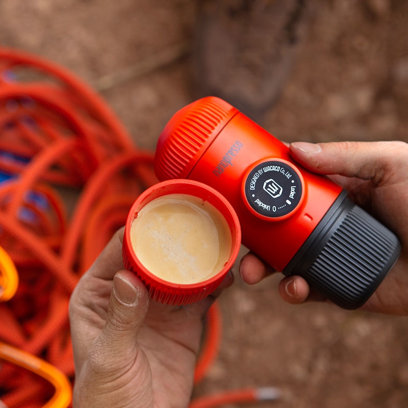 WACACO ◆ NANOPRESSO 隨行咖啡機 熔岩紅