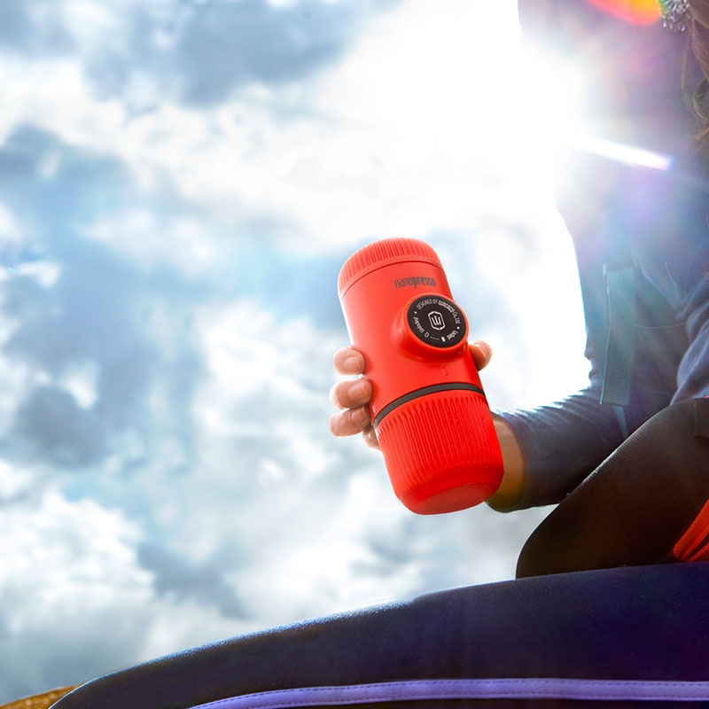 WACACO ◆ NANOPRESSO 隨行咖啡機 熔岩紅