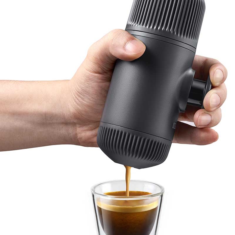 WACACO ◆ NANOPRESSO 隨身咖啡機 黑灰色