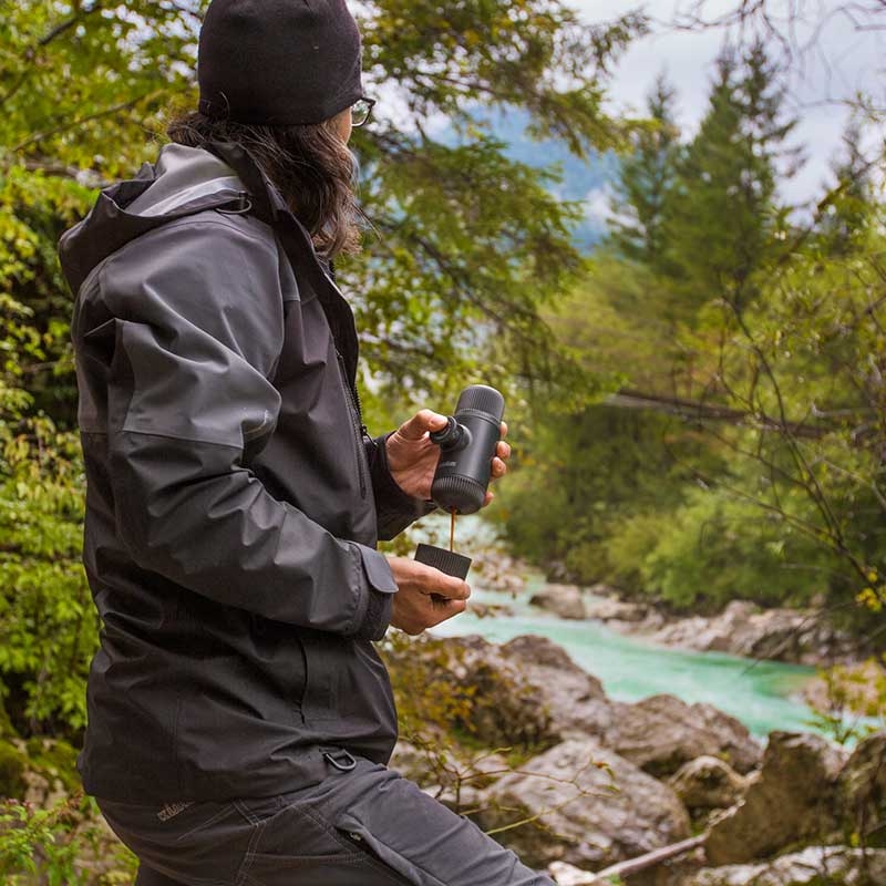 WACACO ◆ NANOPRESSO 隨身咖啡機 黑灰色