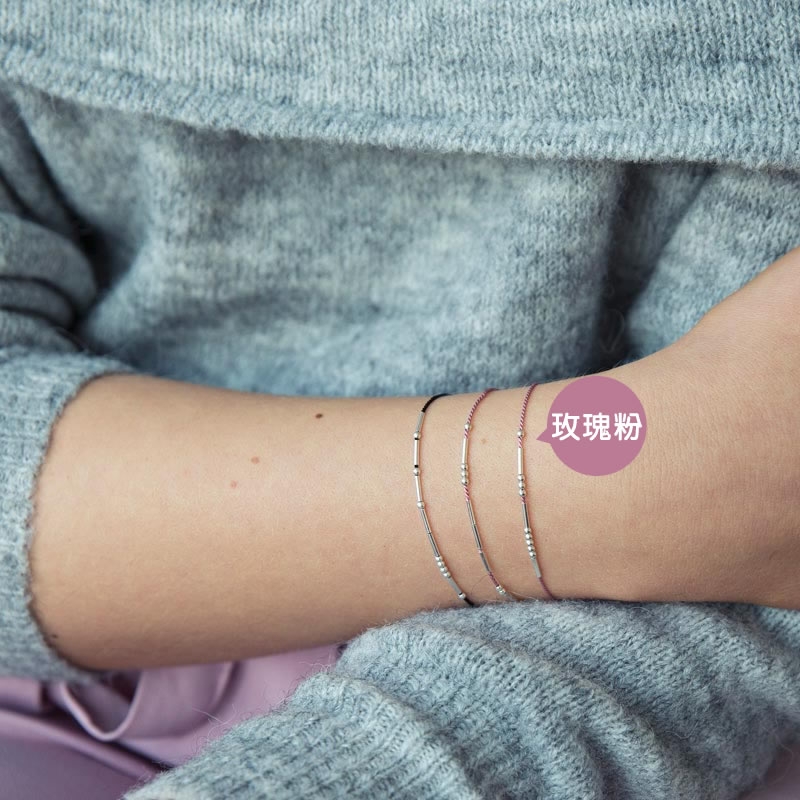 timi ◆ 925純銀手鍊/WISH摩斯密碼 timi ◆ 925純銀手鍊/WISH摩斯密碼