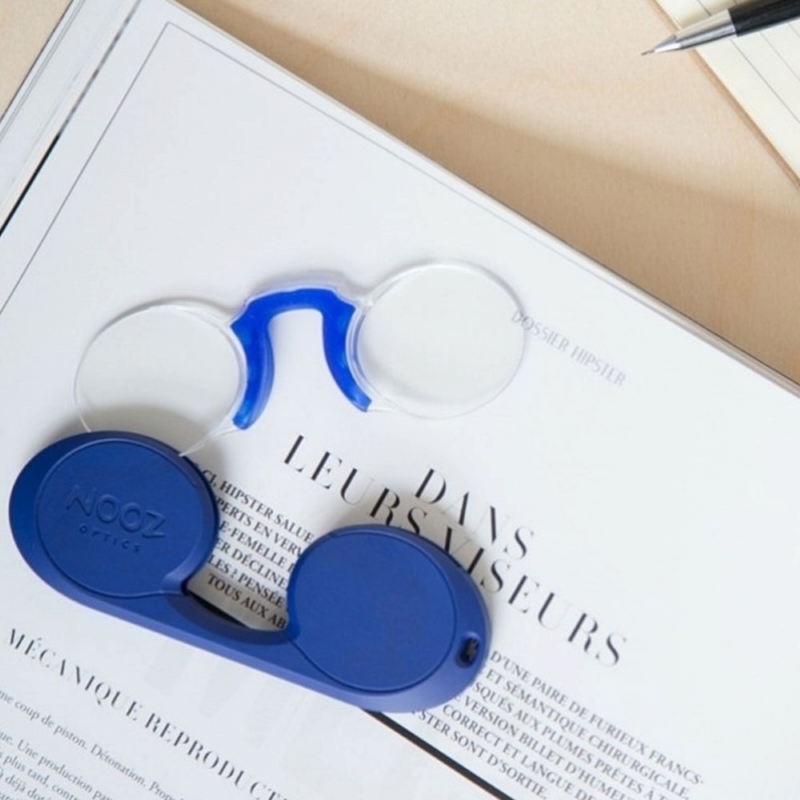 NOOZ ◆ 時尚造型老花眼鏡（橢圓-藍）