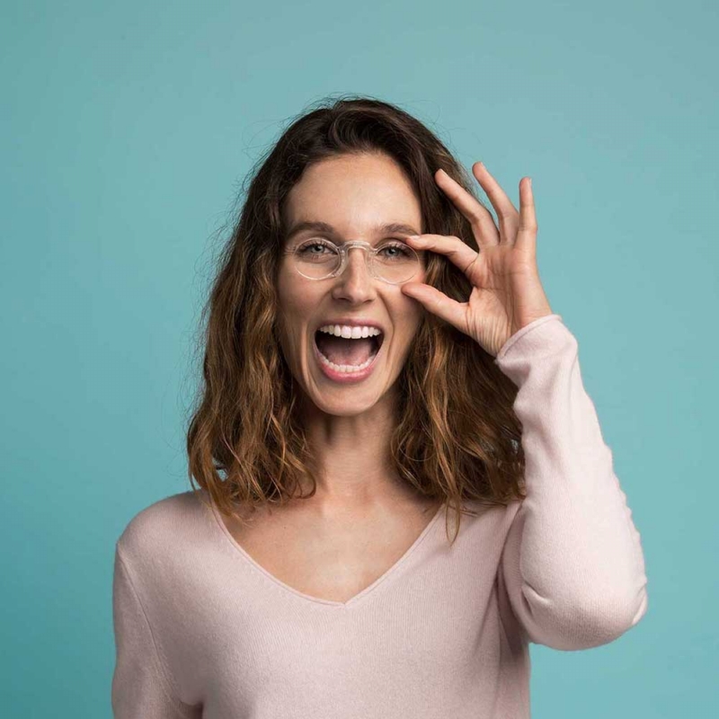 NOOZ ◆ 時尚造型老花眼鏡（橢圓-銀）