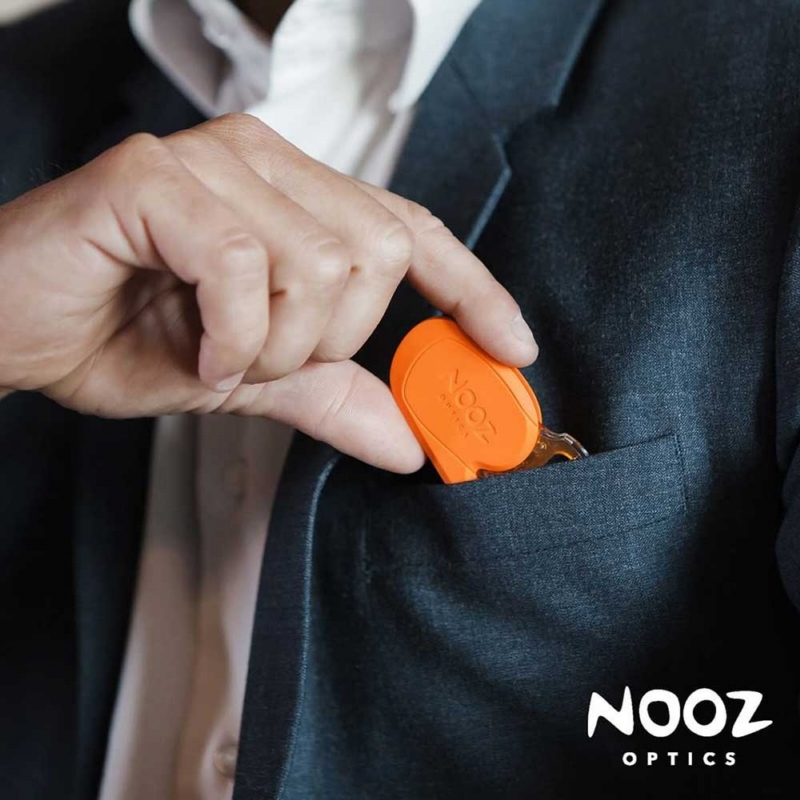 NOOZ ◆ 時尚造型老花眼鏡（矩形-橘）