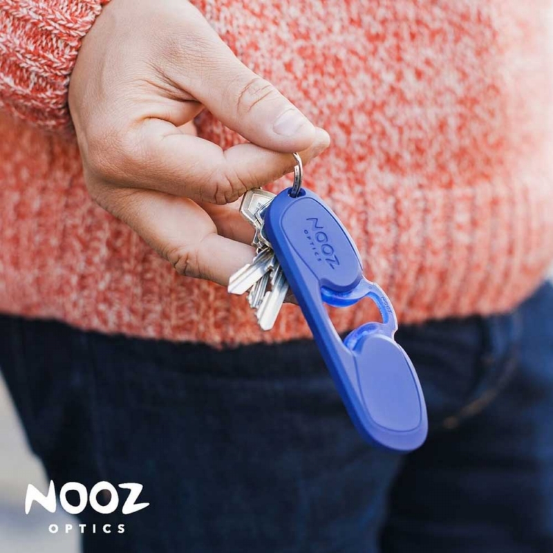 NOOZ ◆ 時尚造型老花眼鏡（矩形-藍）