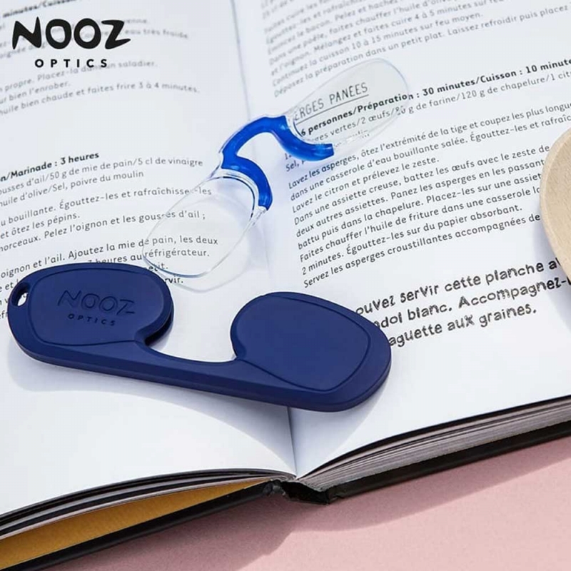 NOOZ ◆ 時尚造型老花眼鏡（矩形-藍）