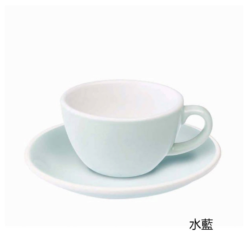 Loveramics ◆  蛋形系列 150ml 白咖啡杯盤組