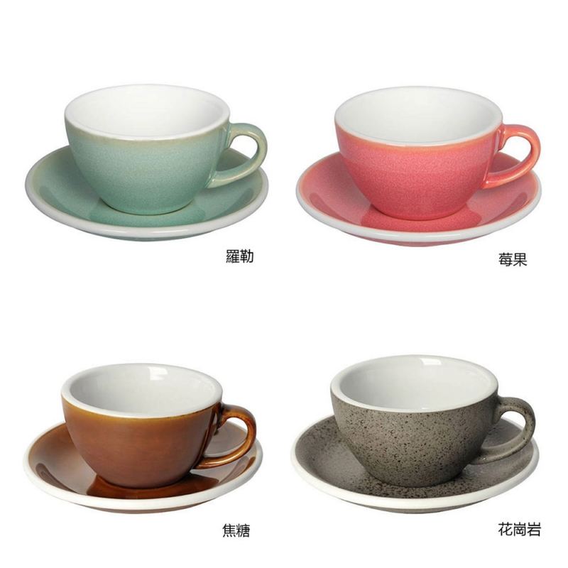 Loveramics ◆  蛋形系列 200ml 卡布奇諾杯盤組 (職人色系)