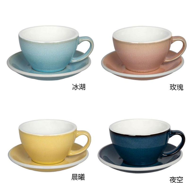 Loveramics ◆ 蛋形系列 300ml 拿鐵杯盤組 (職人色系)