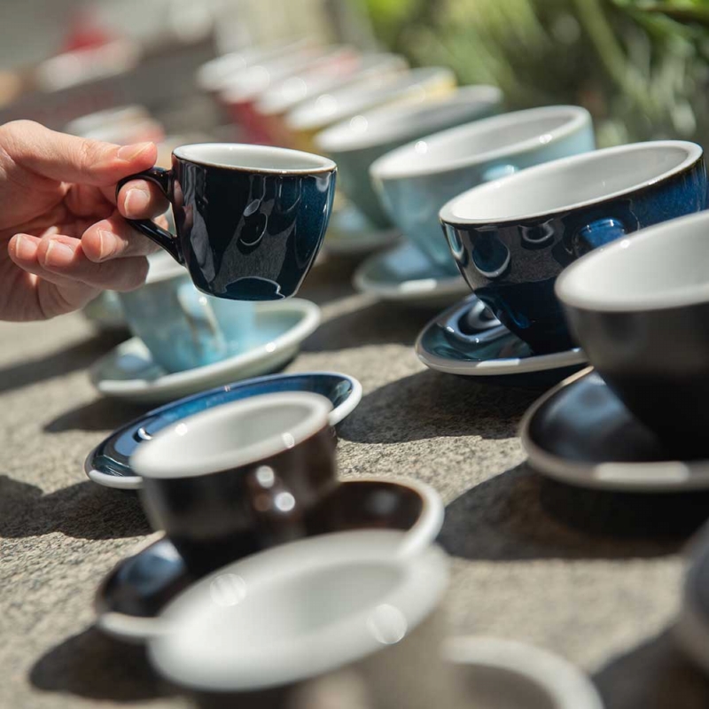 Loveramics ◆ 蛋形系列 80ml 濃縮咖啡杯盤組 (職人色系)