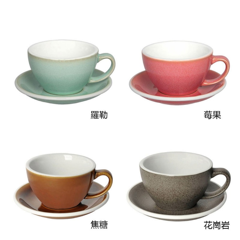 Loveramics ◆ 蛋形系列 300ml 拿鐵杯盤組 (職人色系)