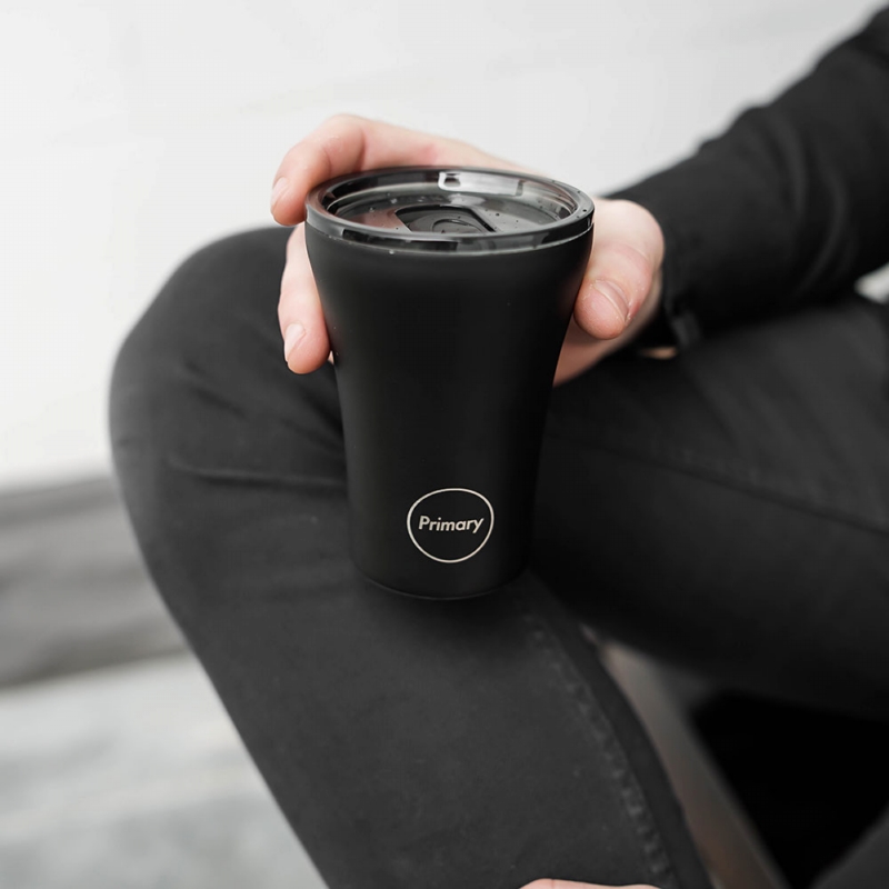 STTOKE ◆ 精品陶瓷隨行杯-奢華黑  8oz(240ml)