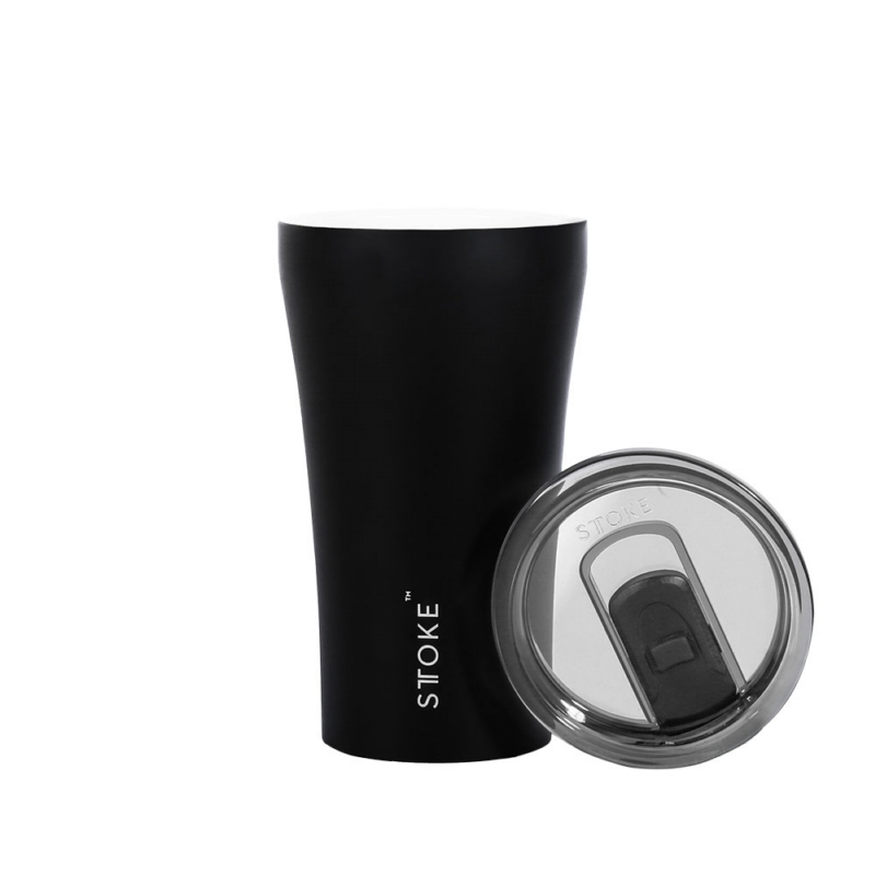 STTOKE ◆ 精品陶瓷隨行杯-奢華黑 12oz(360ml)