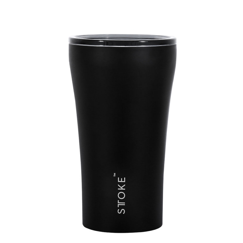 STTOKE ◆ 精品陶瓷隨行杯-奢華黑 12oz(360ml)
