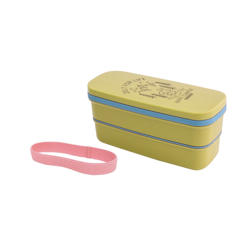 BISQUE  ◆ ZELT復古雙層便當盒/附筷子 (3色可選)