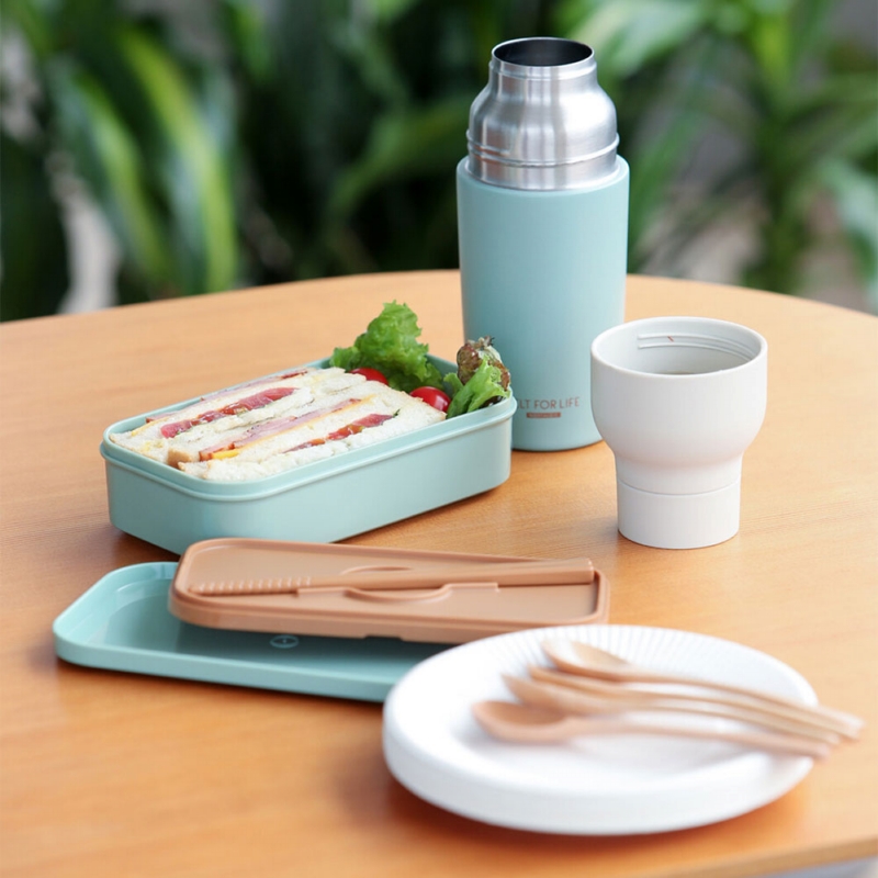 BISQUE  ◆ ZELT復古便當盒S/附筷子 (3色可選)