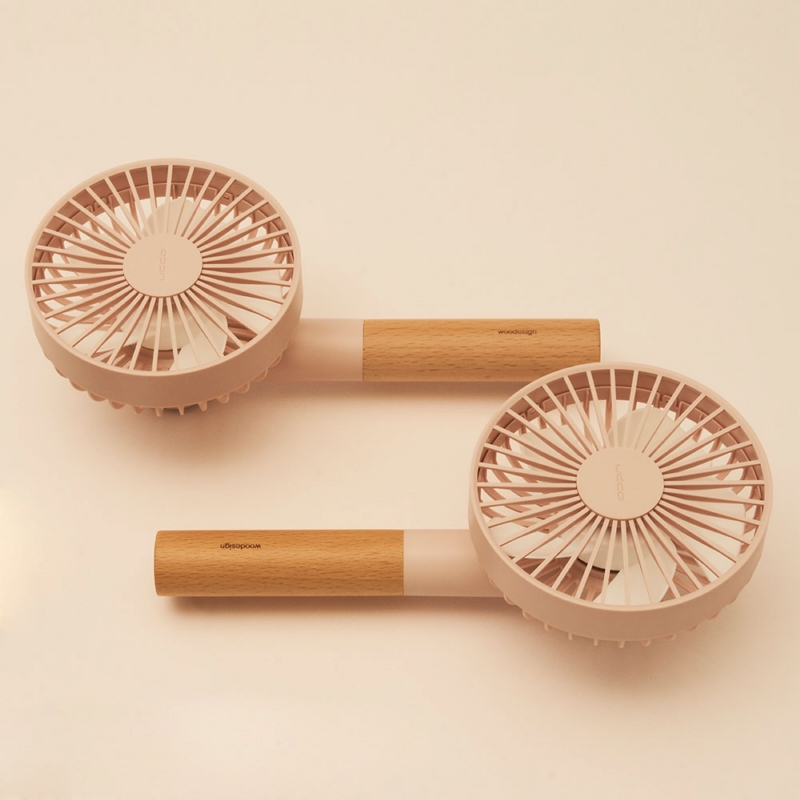 PROBOX ◆ UDDO櫸木手持風扇 (粉)