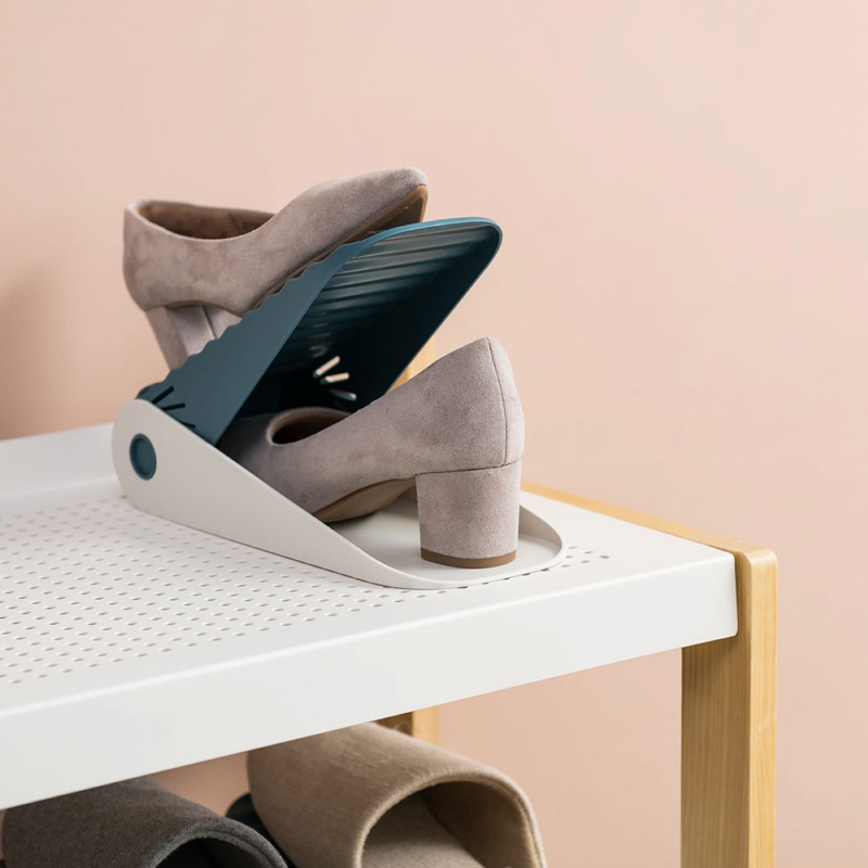 PINMOO ◆ 小v可調式雙層鞋架(4色可選)
