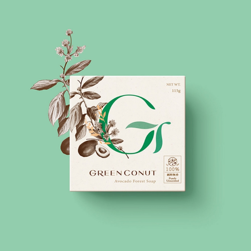 綠果  ◆ 皂袋組合-袋+55g肥皂〈4款〉